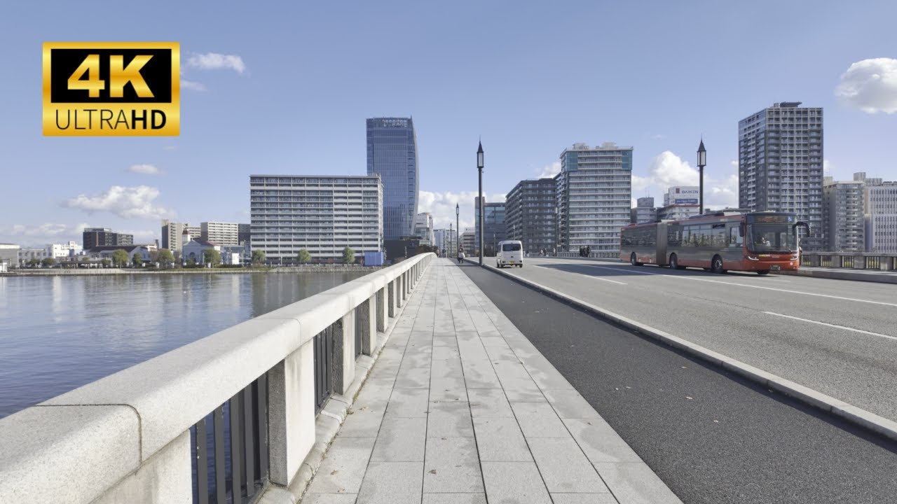 【新潟】昼の街歩き / Niigata Japan Daytime Walk 4K