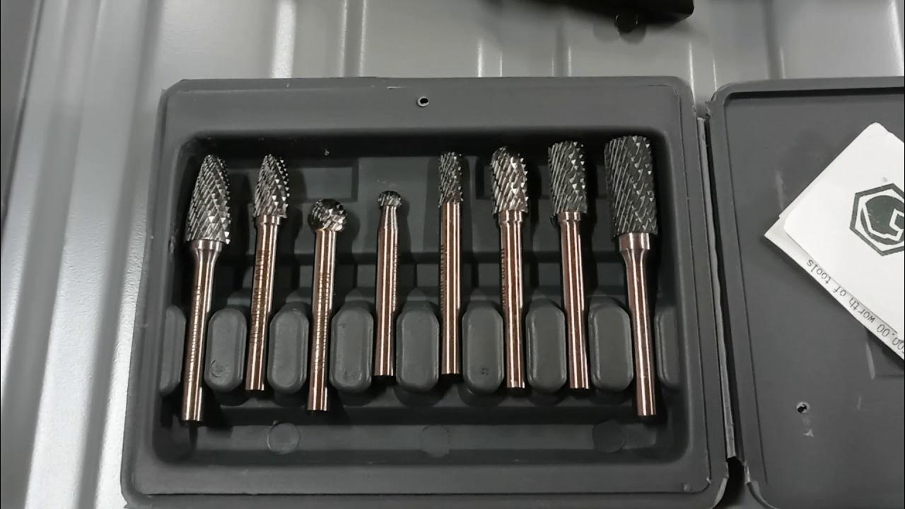 Tool Review Matco 0.5 HP Die Grinder & Carbide Burr Bits YouTube