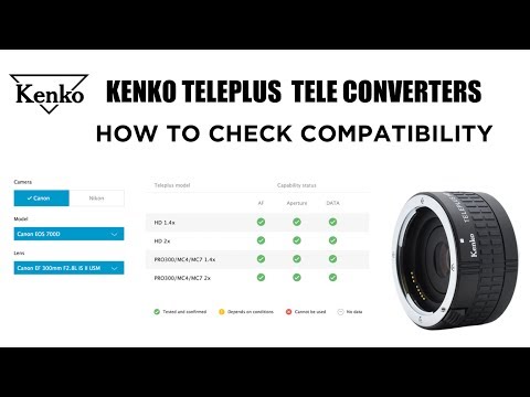 Tamron Teleconverter Compatibility Chart