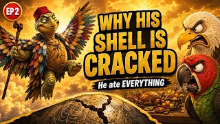 Why The Tortoise Has A Cracked Shell 🐢 | Nigerian Folktale | Mr. Tortoise Episode 2