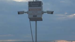 Costco Construction Site. Midland MI. If you stop or slow down on the road ALARM  I set them all off