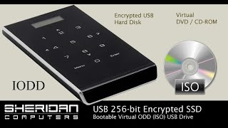 Encrypted USB SSD Hard Drive | Bootable ISO/CD/DVD Device