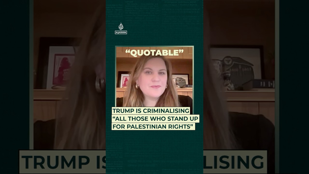 ترامب يُجرّم "كل من يدافع عن حقوق الفلسطينيين".