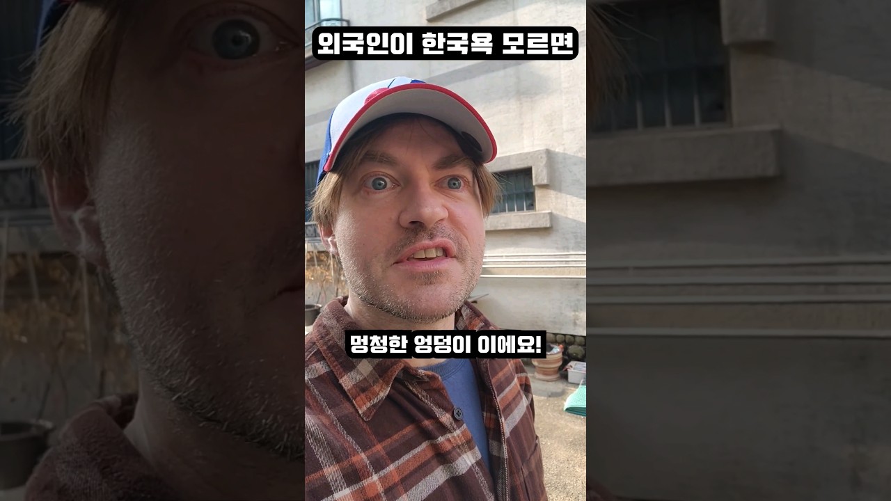 외국인이 한국욕 모르면 