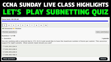 CCNA Sunday Live | Let