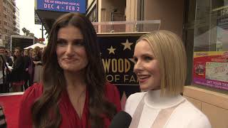 Kristen Bell &amp; Idina Menzel receive Stars on the Hollywood Walk of Fame Soundbites ||#SocialNews.XYZ