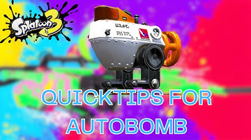 Quick tips for the auto bomb Splatoon 3