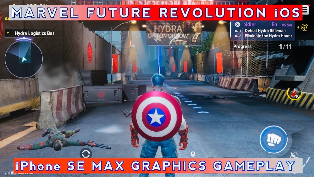 MARVEL FUTURE REVOLUTION | Playing As a CAPTAIN AMERICA !! iPhone SE ULTRA GRAPHICS