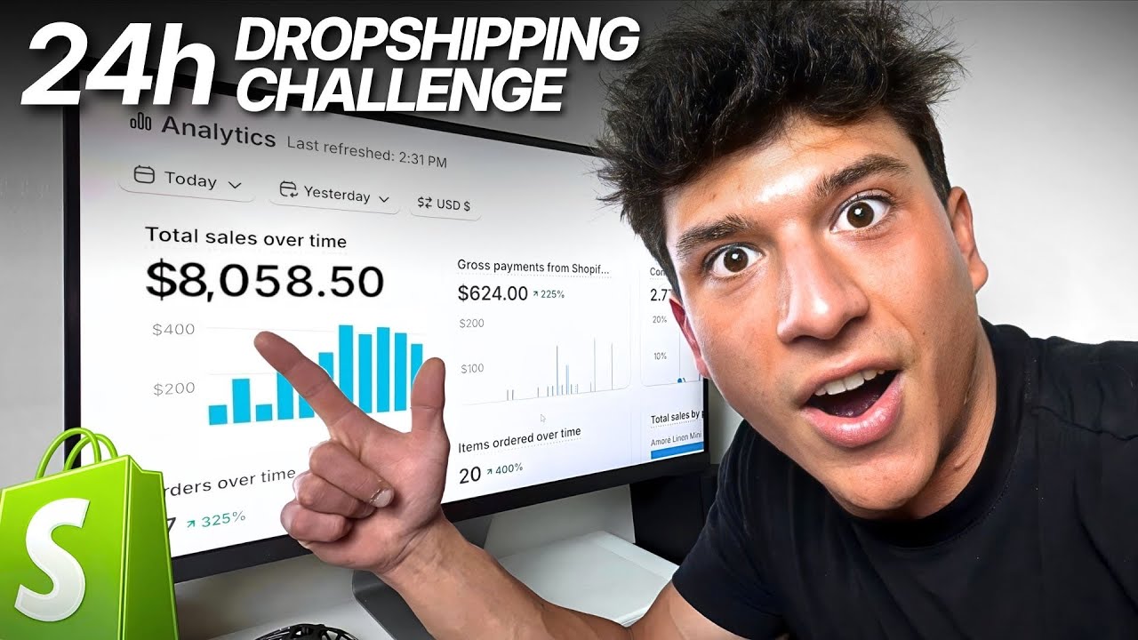 24 Hour Dropshipping Challenge ONLY Using AI (insane results)