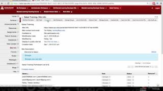 Site Info Part 3 Managing Tools in Sakai