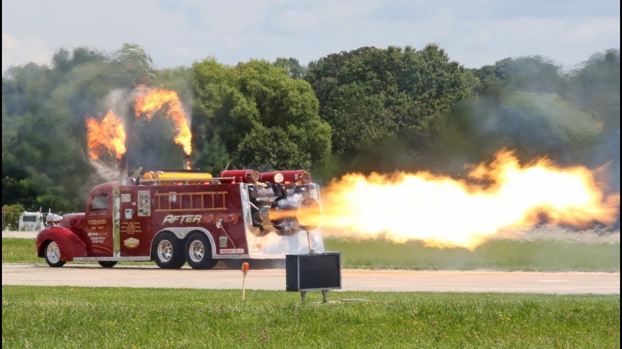 Jet Truck vs Airplane! WORLD'S FASTEST FIRETRUCK! 367MPH 26,000HP Monster