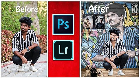 Double exposure with graffiti art Tutorial in pscc | pstouch manipulation | dual photo editing