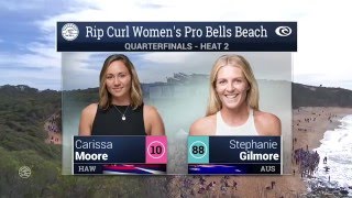 WSL Rip Curl Pro 2016: Carissa Moore Best Quarterfinal Scores