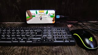 Playing Minecraft With Keyboard And Mouse On Mobile screenshot 3