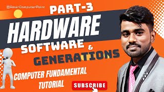 Part-3 Hardware & Software || Generation  || CCC & Govt. Exam || Computer Fundamental Tutorial🖥️ screenshot 2