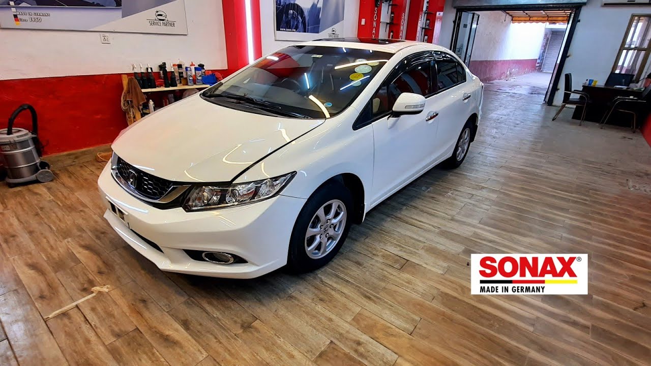 HONDA CIVIC REBIRTH DETAILED AND GLASS COATED BY SONAX LINK ROAD YouTube