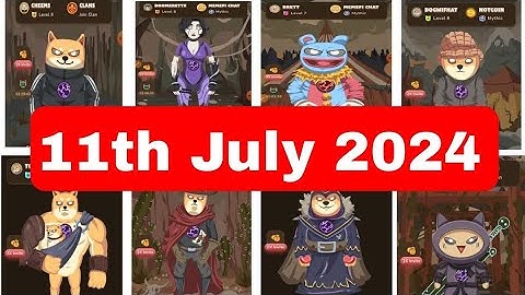 MEMEFI secret code [July 11, 2024] #memefi #memefi #memeficombo #memeficombotoday