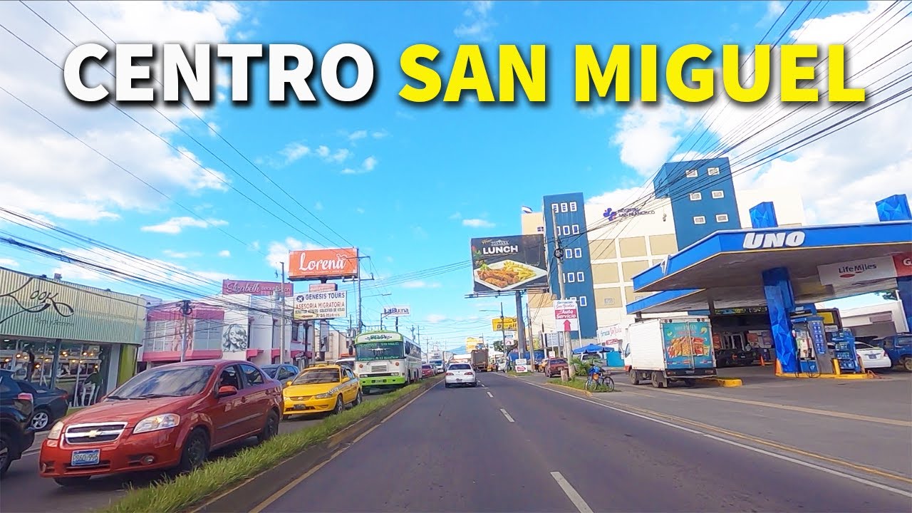 🏢 Asi es el CENTRO DE SAN MIGUEL 🇸🇻 El Salvador YouTube