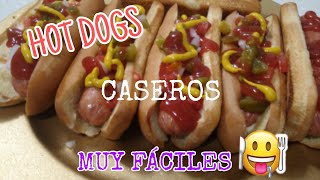 HOT DOGS CASEROS MUY FÁCILES DE HACER ✨