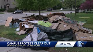 UW-Milwaukee clears out campus encampment