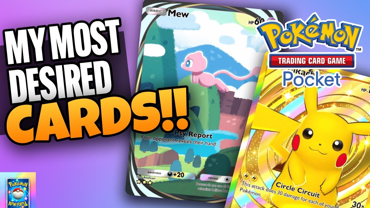 MY MOST WANTED CARDS IN Pokmon TCG Pocket!!