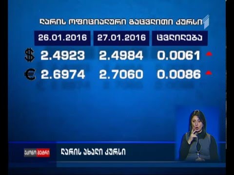 ახალი კურსით, ლარი ისევ გაუფასურდა