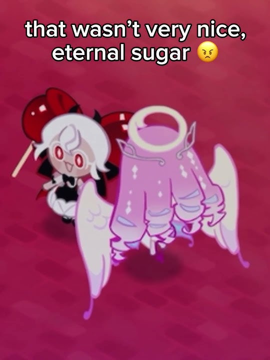 I forced eternal sugar to hang out with other cookies 👺 #cookierun