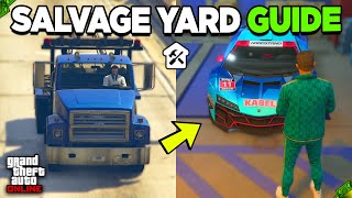 GTA 5 Online: Ultimate SALVAGE YARD Solo Money Guide (2024)