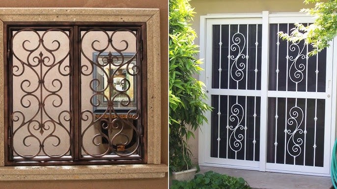 100 Modern Window Grill Designs to Elevate Your Home - Latest