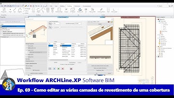 Workflow ARCHLine.XP Software BIM - Ep. 69 - Editar as Várias Camadas de Revestimento da Cobertura