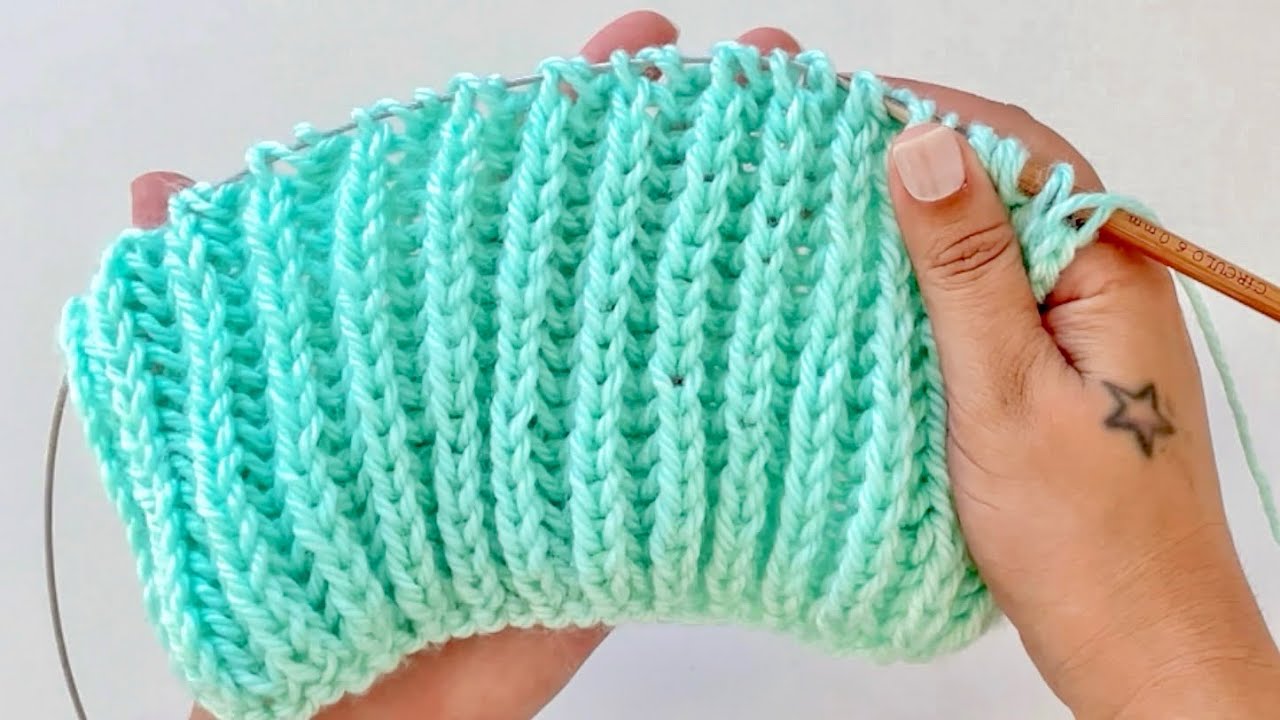 PONTO BRIOCHE EM TRICÔ | Passo a Passo Fácil Para Iniciantes