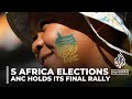 Tens of thousands cheer at ANC rally before South Africa elections