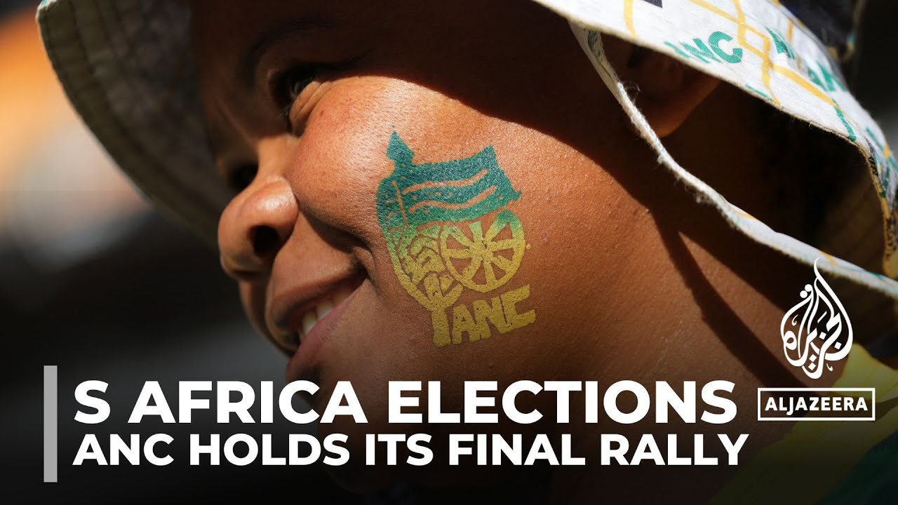 Tens of thousands cheer at ANC rally before South Africa elections ...