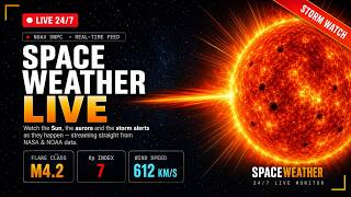 🌞 SPACE WEATHER LIVE 🔴 Solar Storms, Solar Flares & Aurora Activity | LIVE 24/7