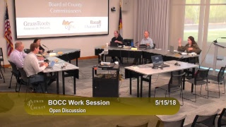 BOCC Work Session - 05/15/2018