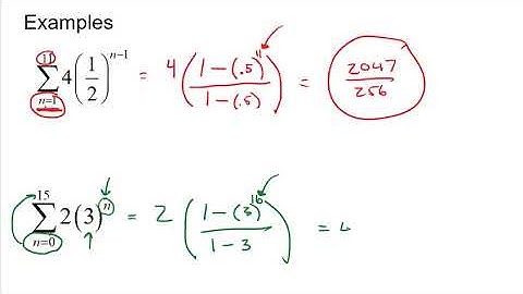 Pre-Calculus: Finite Geometric Series