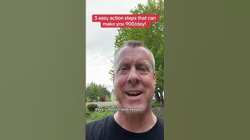 3 easy action steps that can make you $900/day. #extraincome #workfromanywhere #makemoney #genx