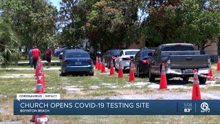 Boynton Beach church opens free coronavirus testing site