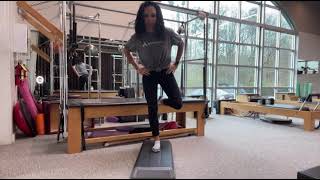 Single Leg Stability on Step with Toe Taps