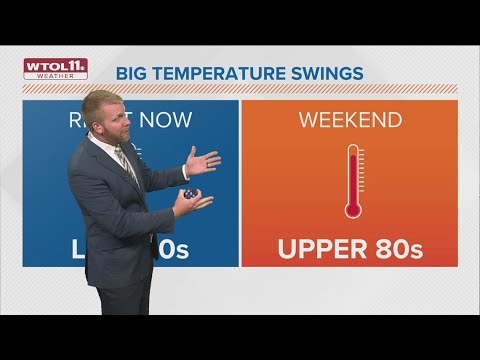 Dry, cool-feeling Tuesday with highs in low 70s | WTOL 11 Weather - YouTube