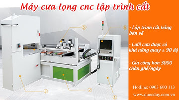 Máy cưa lọng gỗ cnc | Máy cưa lọng lập trình bản vẽ giá tốt #SEMAC