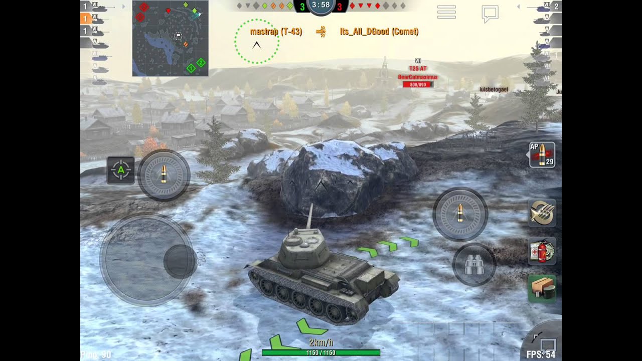 gaming logo T-43 2 Kills Rank 3 - World of Tanks Blitz