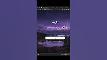 SHORTS #1: Soothing Login Form Design in 25s #coding #html #shortvideo  #loginform