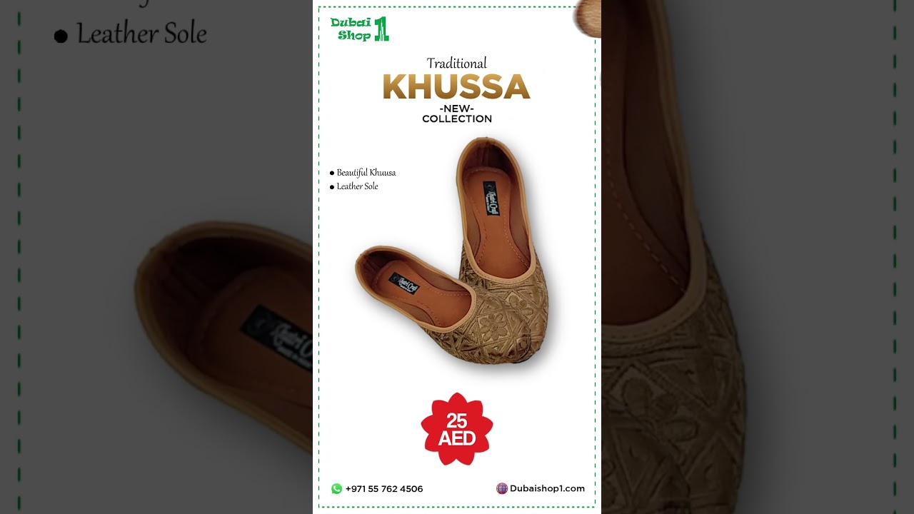 Traditional Khussa Collection In UAE