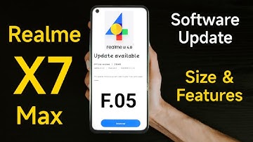 Realme X7 Max Software Update Size & features 🔥🔥#realmex7max