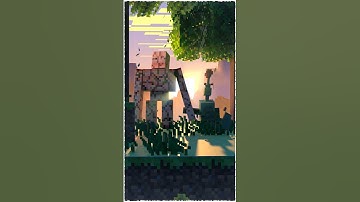 Iron Golem’s Last Gift to the Copper Golem… 🌸😭 | Minecraft Animation