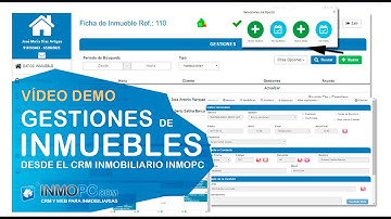 GESTIONES DE INMUEBLES desde  el software inmobiliario INMOPC