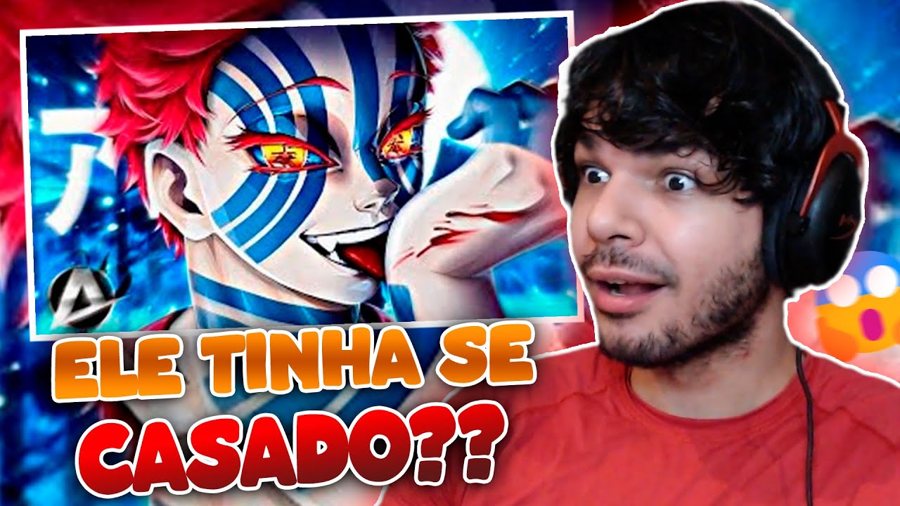 (ELE PERDEU TUDO!) REACT ♪ Akaza | O Lua Superior 3 | AniRap (‪@HunterMsc‬ )