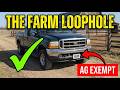 Why Smart Drivers Are Registering Old Trucks as Farm Vehicles (The 'Ag-Exempt' Loophole)