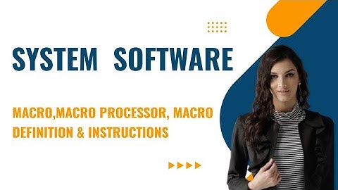Macro|Macro processor |Macro instructions|System Software malayalam